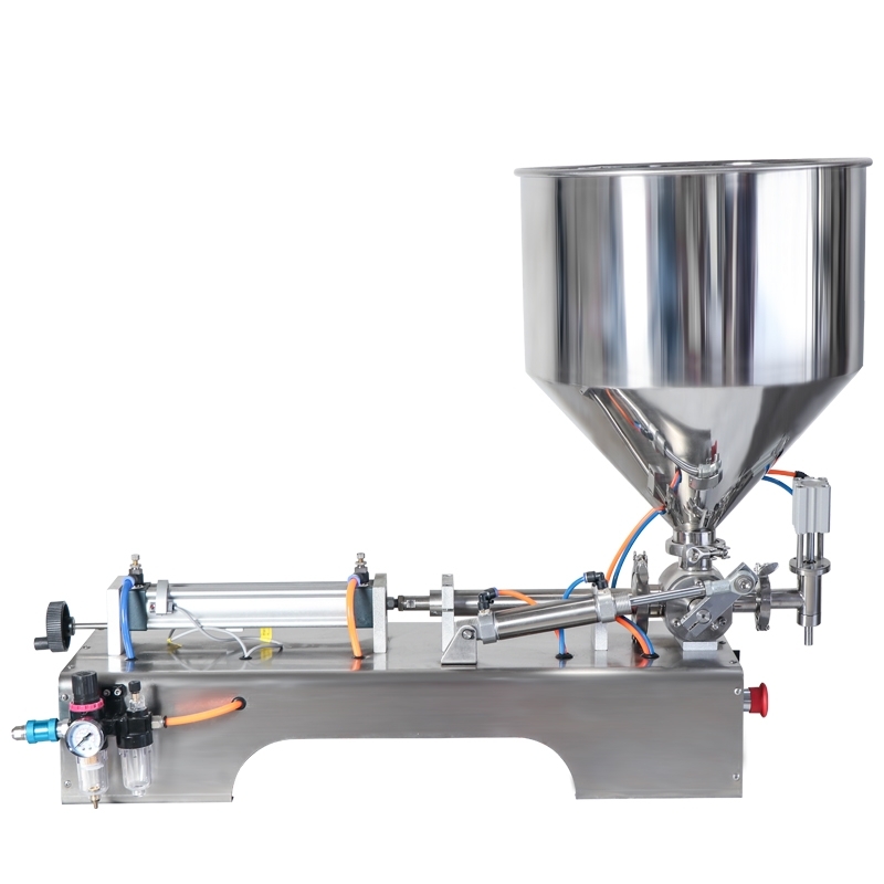 Pneumatic paste filling machine one head 10-100ml